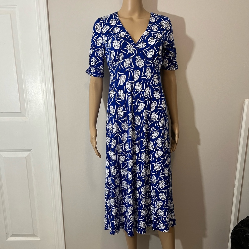 Boden Rebecca Jersey Midi Dress in "Wildflower Cluster" print NWT